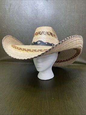 Cody James Oversized Straw Western Cowboy Hat LARGE!